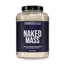 NAKED Vanilla Mass - Kõik looduslikud vanilje kaalulangetajad Valgupulber - 8lb Bulk, GMO-vaba, Gluteenivaba & Sojavaba, Kunstlike koostisosadeta - 1260 Kalorit - 11 Servingut