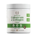 Rohutoiduline ternespiim & kollageenipulber | Soolestiku tervis, juuksed, nahk ja liigeste tugi | Uus-Meremaa Veiste ternespiim, hüdrolüüsitud kollageenipeptiidid, 300 mg biotiin | Vanilla oad | 28 Servingut