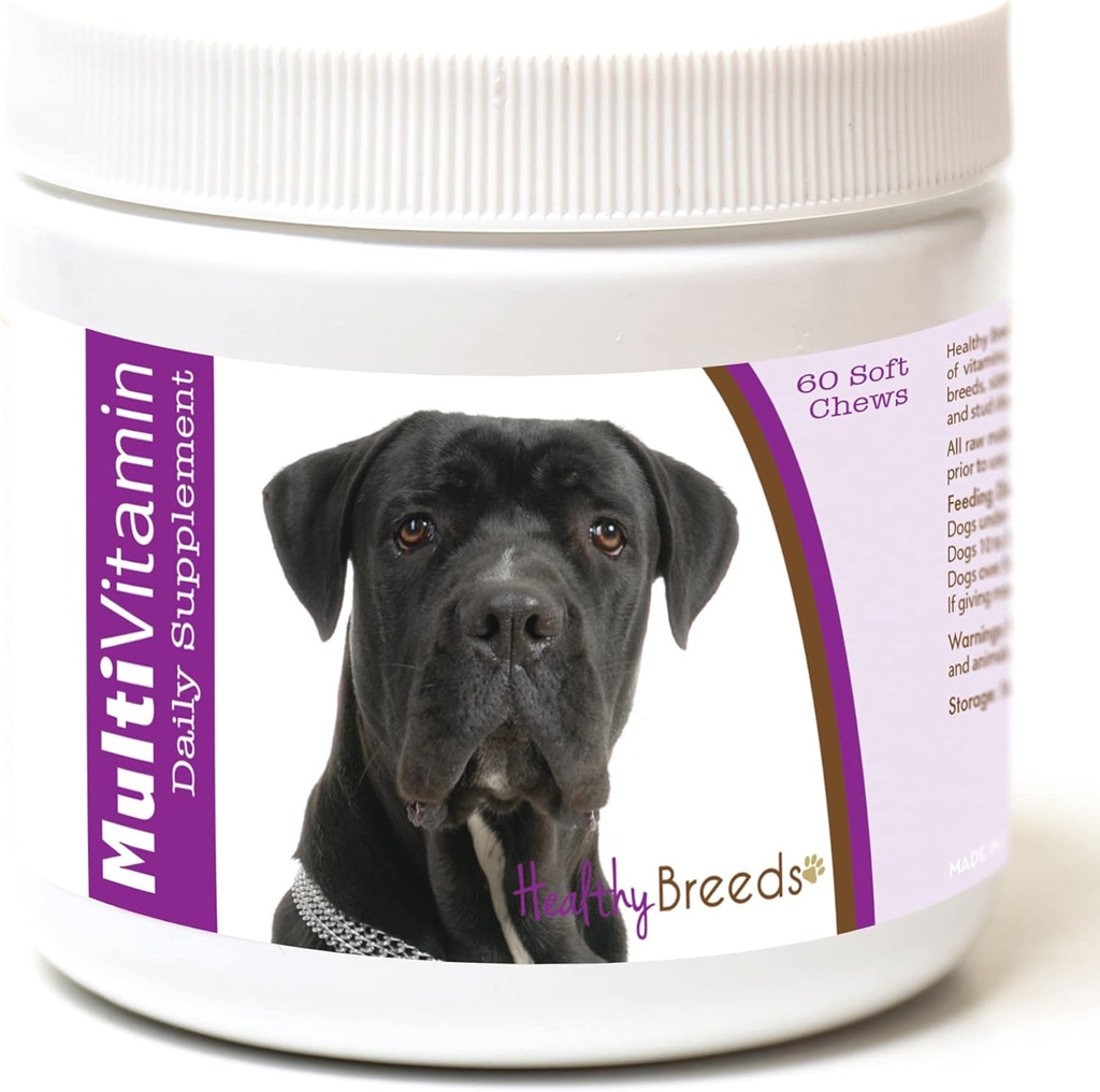 Tervislikud tõud Cane Corso Multi-Vitamiin Pehme närimine 60 Count
