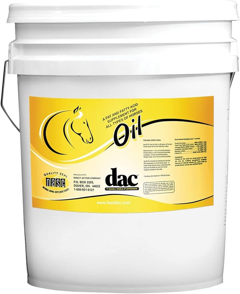 DAC õlilisa kõigile hobustele 5 Gallon