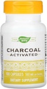 Natures Way Activated Charcoal Intestinal Cleanser Capsule, 260 mg - 100 per pack - 3 packs per case.3