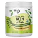 Orgaaniline Neem Leaf Pulber - Külmutatud Kuivatatud Tõeline Roheline Neem Lehed Pulber - Toetab Juuste Kasvu, Naha Ja Soolestiku Tervist, Puhastamist, Immuunsust - 9 oz