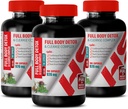 Body Detox Supplement - Full Body Detox and Cleanse Complex 920 MG - Red Clover Formula - 3 pudelit 300 kapslit