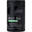 Spordiuuringud Keto MCT õlipillid kookosõlist | Keto kütus ajule ja kehale - GMO-ga mittekontrollitud, soja ja gluteenivabad vedelad pehmed softgelid (240 loend)
