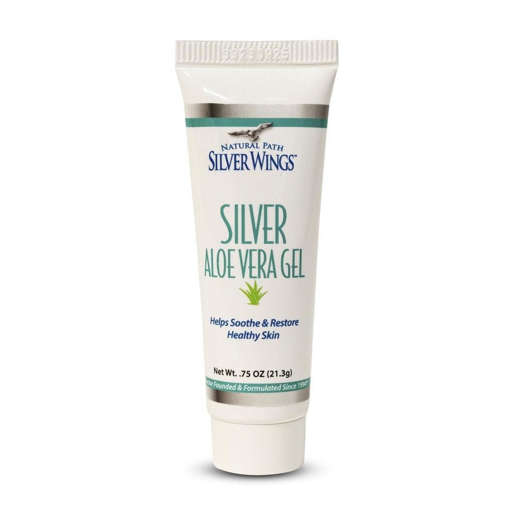 Natural Path Silver Wings 200ppm Silver Aloe Vera Gel - Nahahooldus 0,75 oz