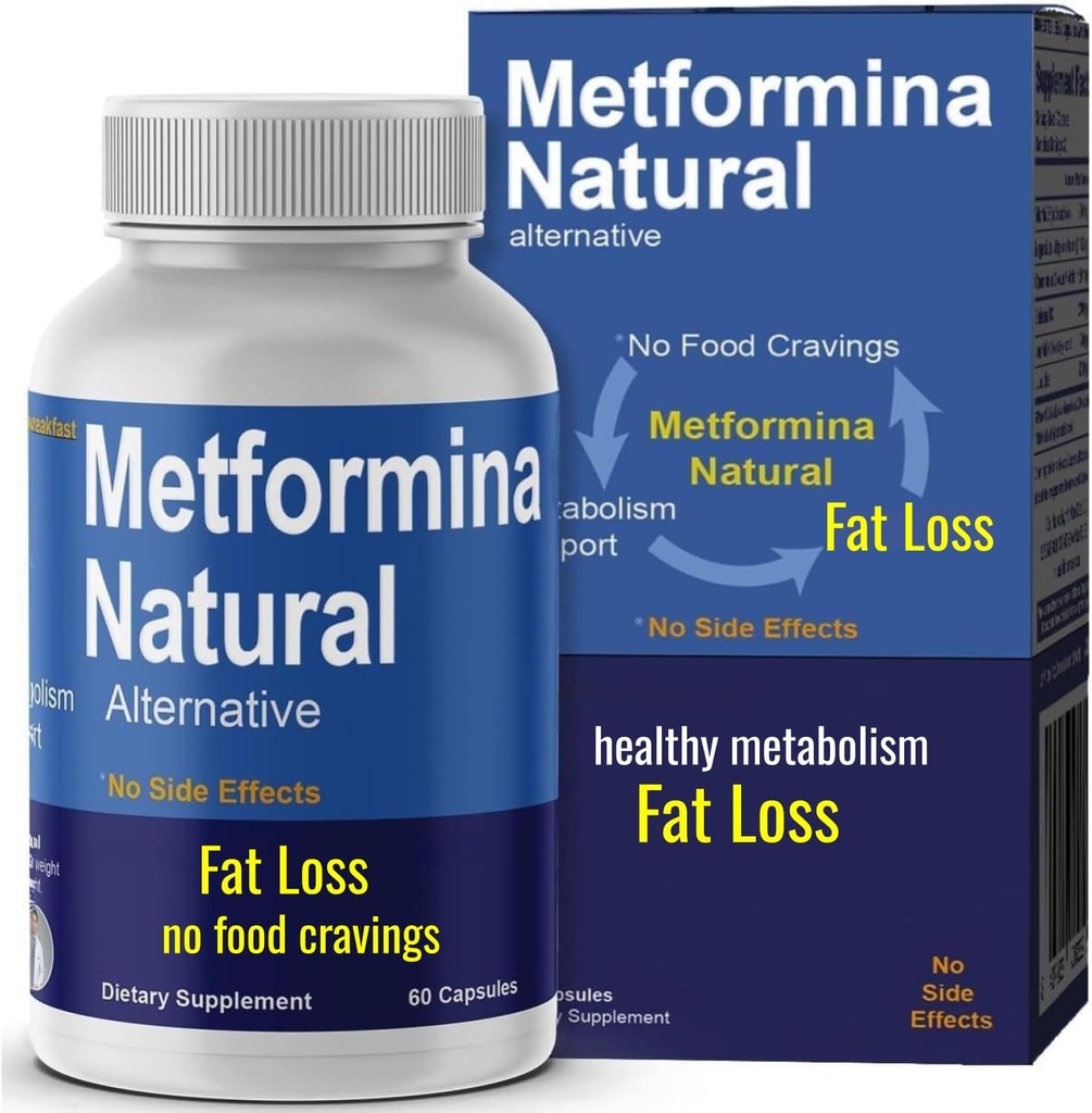 METFORMINA Natural - Kaalulangus Abi - Metabolism Toetus - Dr Salomon (60 kapslit)
