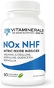 Vitaminerals 122 NOx NHF L-arginine, L-citrulline, L norvaline Plus B6, Quercetin, White Willow, Boswellia & Enzymes | 60 Veggie caps | 30 Servings