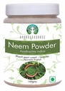 Neem Lehepulber 100 Gm | Azadirachta Indica | Wild Crafted Neem Leaf Pulber | Very Bitter Neem Supplement for Nahakarvad ja Detox | Non GMO, Gluteenivaba, Vegan