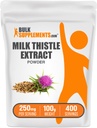 BulkSupplements.com Piimaohakaekstrakti pulber - taimsed toidulisandid, piimaohaka lisand - gluteenivaba, 250mg per Serving, 100g (3,5 oz) (pakk 1)