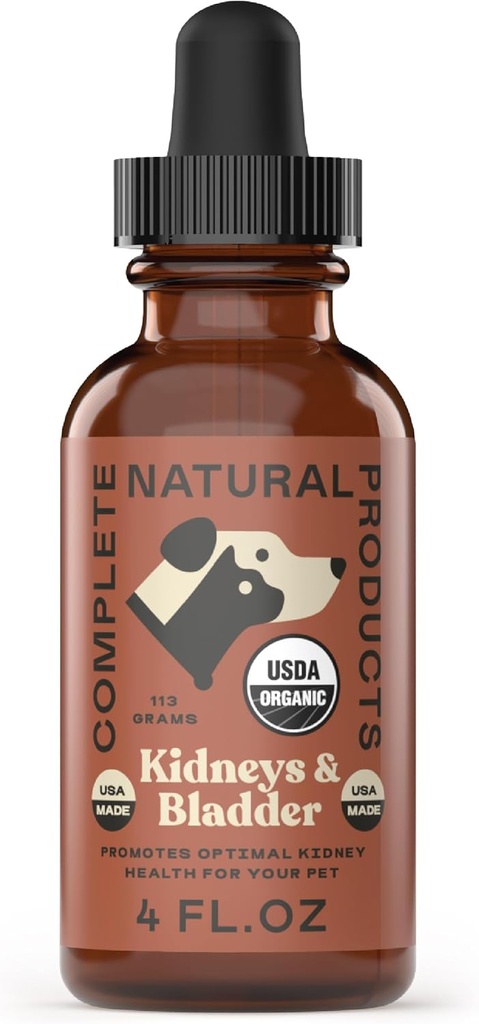 Täielik looduslikud tooted Orgaaniline neeru ja põie kontsentraat lemmikloomadele - 4oz - puhas orgaaniline neeru ja põie kontsentraat