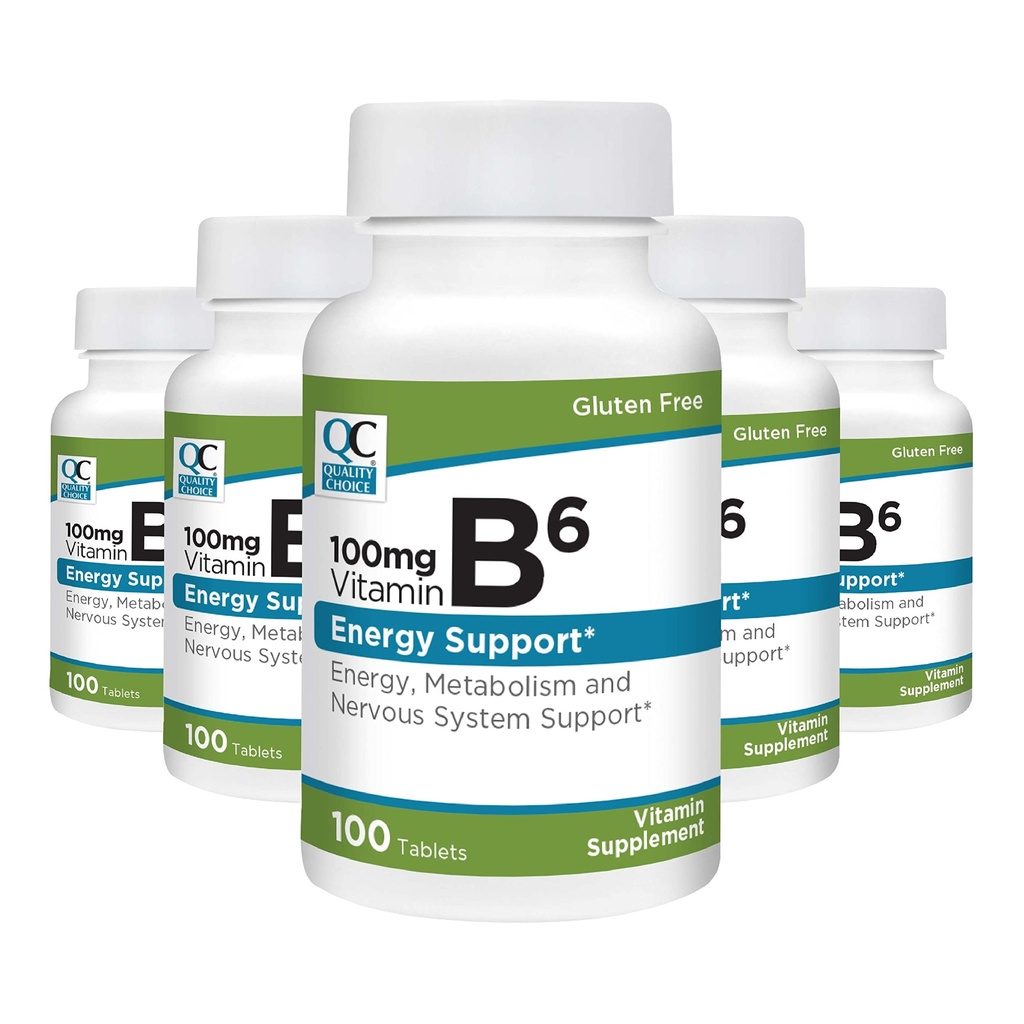 Kvaliteetne valik Vitamiin B6 100 mg tabletid (5 pakendis)