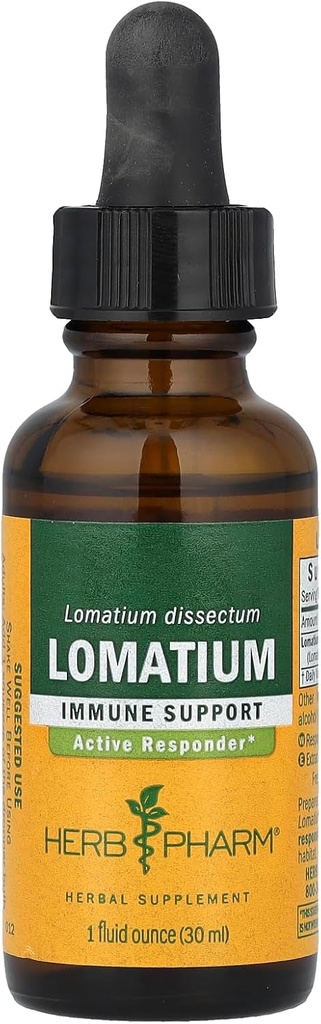 Herb Pharm Lomatium Vedelik Ekstrakt Immuunsüsteemi toetuseks - 1 Ounce