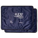 2 FlexiKold Gel Ice Packs (Standard Large: 10,5" x 14,5") - korduvkasutatav külm pakend vigastuste jaoks, seljavalu leevendamiseks, migreeni leevendamiseks, pärast operatsiooni, sünnitusjärgselt, peavalu, õla - 6300-COLD 2PK