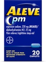 Aleve valu leevendamine ja öine uneabi Naprokseen Naatriumkapslid ‐ 20 loend