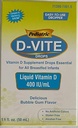 Pediaatriline D-Vite Vedel D-vitamiin 400 RÜ/ml (50 ml) - Bubble Gum Maitse