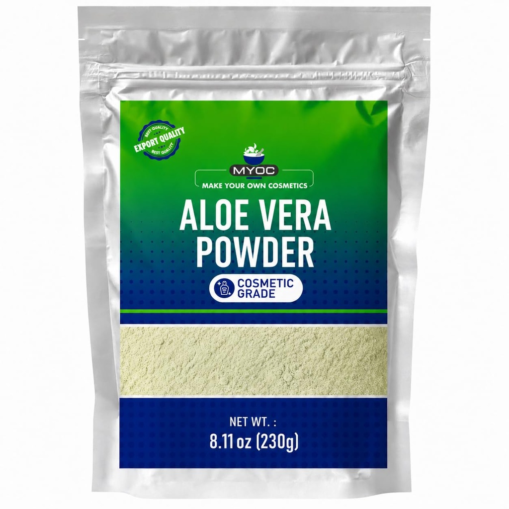 Aloe Vera pulber orgaaniline kasutus naha ja juuste hooldamiseks - 230 grammi (8,01 Oz)