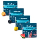 DripDrop Hüdratsioon - Elektrolüüt Powder Packs - Arbuus, Berry, Sidrun, Orange - Väärtus Variety Bundle - 128 Count