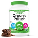 Orgaaniline Vegan Valgu Pulber, Kreemi Šokolaad Fudge - 21g Taimeproteiin, 6g Prebiootiline Fiber, Madala Net Carb, Ei Laktoosi Koostisosad, Ei Lisatud Suhkur, Non-GMO, Shakes & Smoothies, 2,03 lb