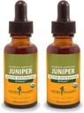 Herb Pharm Certified Organic Vequid Extract for Uriinisüsteemi tugi Juniper 1 Fl Oz (Pack of 2)