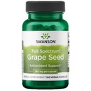 Swanson Viinamarjaseemned Süda Antioksüdant Vabad radikaalid Tervislik vererõhk Toetus Polüfenoolid OPCS (Oligomeersed proantotsüanidiinid) Taimne täiendus 380 mg 100 kapslit