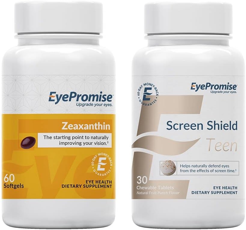 EyePromise Zeaxanthin Eye Vitamiin ja Ekraanikilp Teen Närimissilma Vitamiin