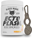 Black Magic Ecto Plasm - Sherbet Pop - käsitsi valmistatud Pump Igniter, Suurenenud Hüdratsioon Ja Vascularity (400g, 20 Scoops) koos Enbanc Health Keychain