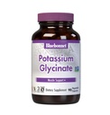 Bluebonnet Kaalium Supplement 99 mg Albion Glycinate Complex - elektrolüütide tasakaal, lihaste tugevus ja taastamine Mineraaltoetus naistele ja meestele * - Mitte-GMO, vegan, gluteenivaba - 90 taimset kapslit