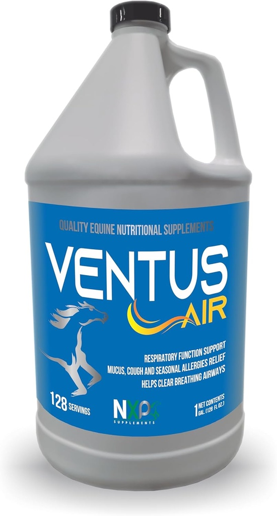 Ventus Air - hingamistoetus lima köha allergia lisamine hobustele NXP toidulisandite abil - 1 Gallon (128 oz)
