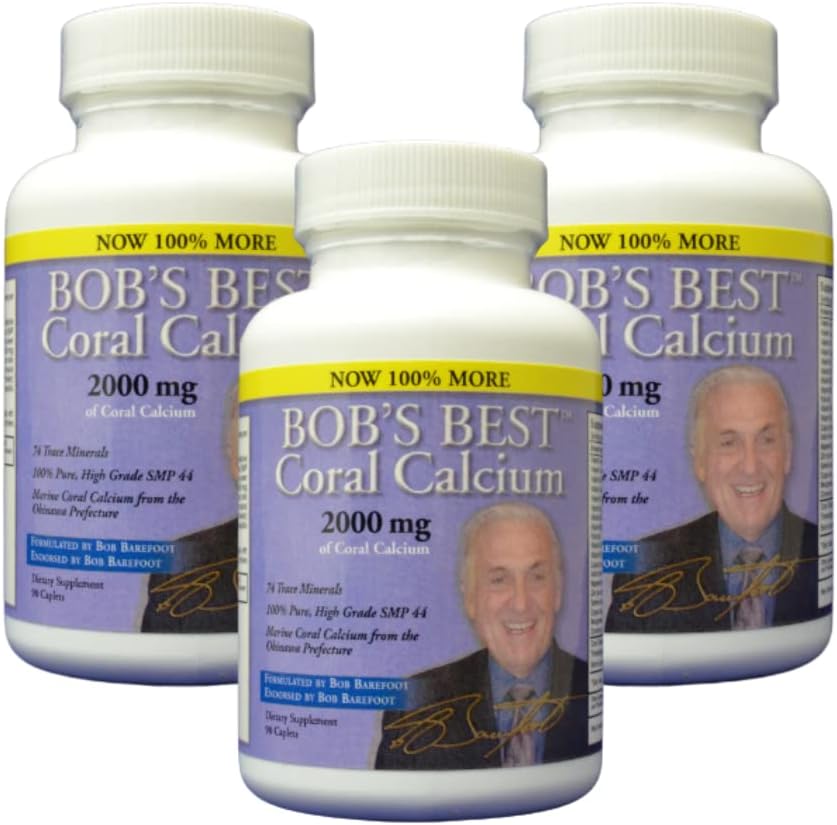 Bobi parim korallkaltsium 2000mg, 3 pakk 90 kapslit UUED PARANDATUD FORMULATSIOON!