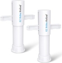Memine EZ Bites Relief Ime tööriist - 2 Pack Bee Sting and Bite Itch Relief Sucker, Venom Extractor for Saliva / Venom Relief alates Itch ja turse, Kid-Friendly White