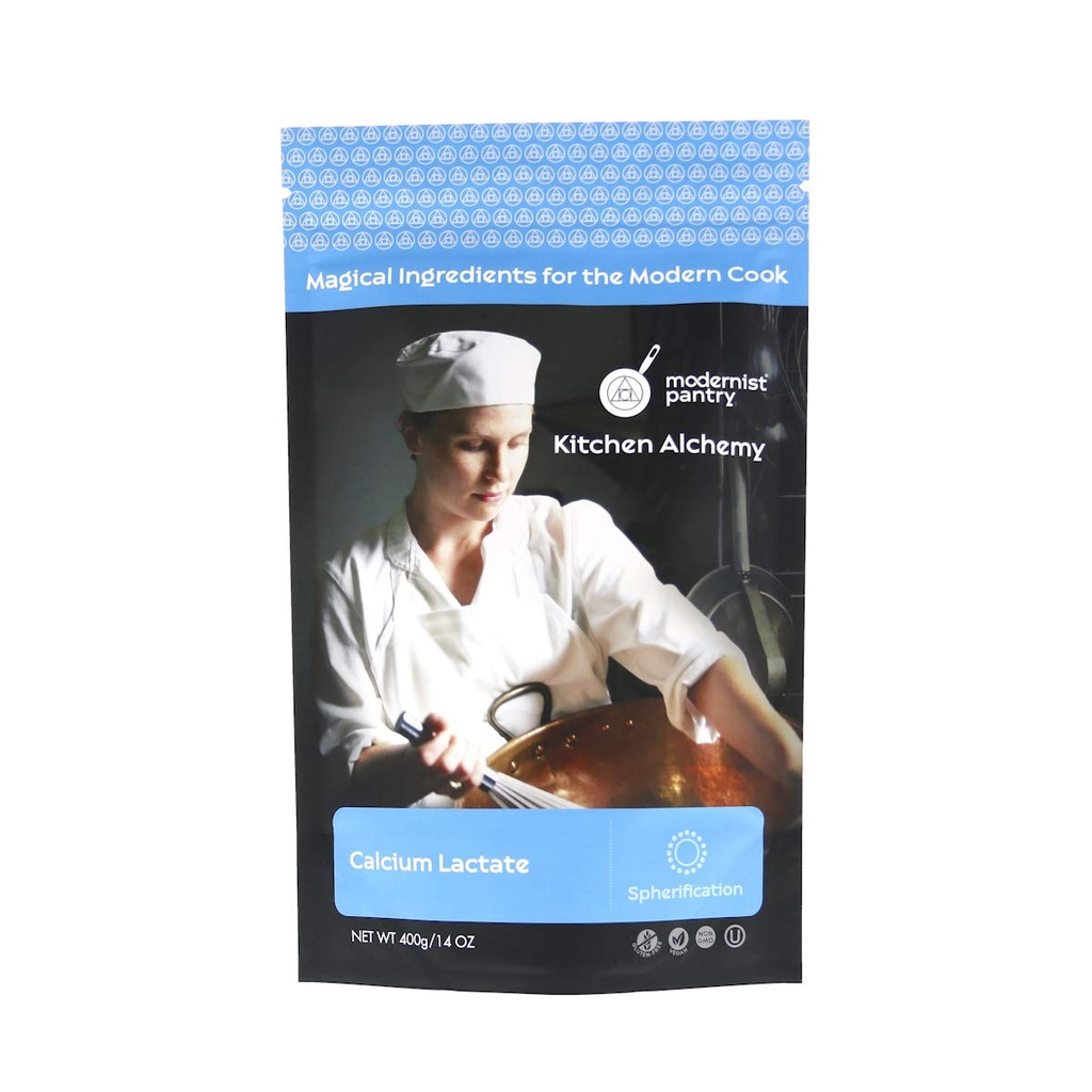 Puhas kaltsiumlaktaat ⊘ Mitte- GMO Vegan OU Kosher sertifitseeritud - 400 g/14oz