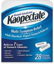 Kaopectate Multi-Symptom Anti-Diarrheal & Upset Magu Reliever, 28 Caplets, White