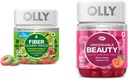 OLLY Fiber Gummy rõngad, 5 g prebiootilised kiudained, FOS (frukto-oligosahhariidid), seedetrakti tugi ja vaieldamatu ilukummi, juustele, nahale, küüntele, biotiinile, C-vitamiinile, keratiinile, närimislisandile