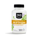 365 poolt kogu toiduturg, Oregano õli standardiseeritud valem, antioksüdantide tugi, Vegan Vequid kapslid, 120 loend