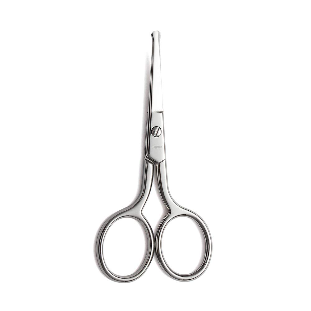 LIVINGO Premium Maniküüri Ümardatud Näpukäärid Mitmeotstarbeline roostevabast terasest Cuticle Pediküür Ilu hoolduskomplekt küünte, kulmude, ripsmete, kuiva naha, nina juuksed 3,5 tolli