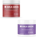 Amla Powder & Green Tea Superfood Supplement, Antioksüdant Support, valmistatud Hibiscus (90 portsjonit) & Elderberries (30 portsjonit), Organic, Vegan