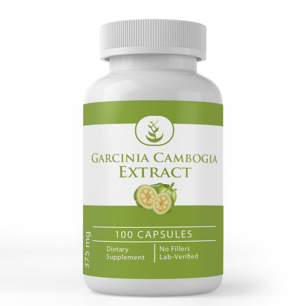 Puhas ORIGINAALSED KOOSTISOSAD Garcinia cambogia (100 kapslit) Alati puhas, ei lisaaineid ega täiteaineid, Lab kontrollitud