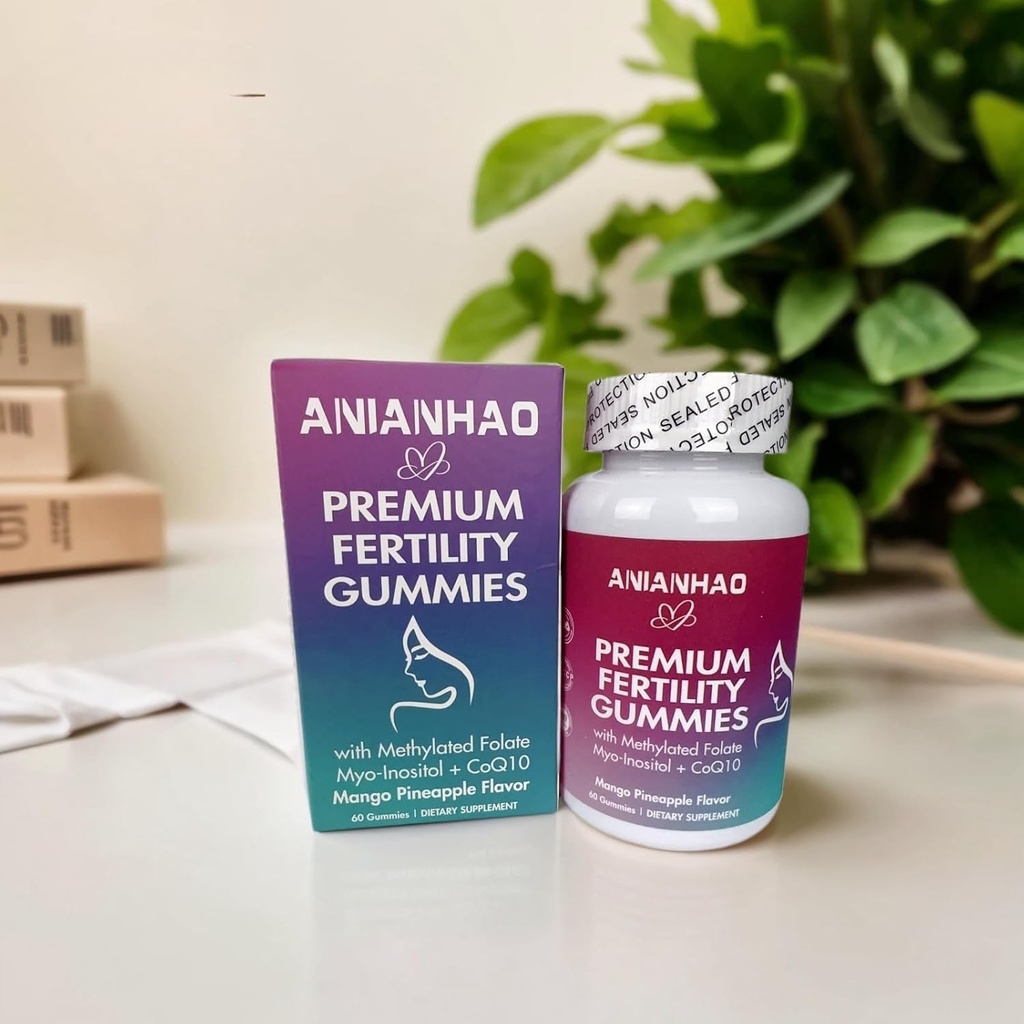 Premium Fertility Gummies, Feminine Balance Gummies, naiste tervise ja heaolu jaoks, sünnieelsed toidulisandid, CoQ10, folaat ja vitamiinid, ovulatsioon ja menstruaaltsükkel