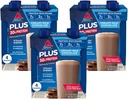 Atkins Creamy Milk Chocolate PLUS Protein Shake, 30 g valku, 7 g kiudaineid, 2 g Net Carb, 1 g suhkur, Keto Sõbralik, Madala carb, kõrge valgusisaldusega jook, 12 Count