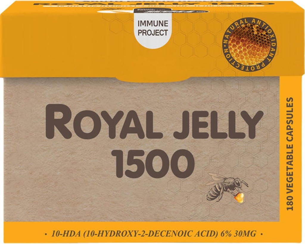 SPH 100% puhas Royal Jelly 1500 (10- HDA 6% 30mg) 180 kapslit (1)