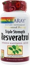 Solaray Triple Strength Resveratrol - 225 mg - 60 taimetoitlast kapslit