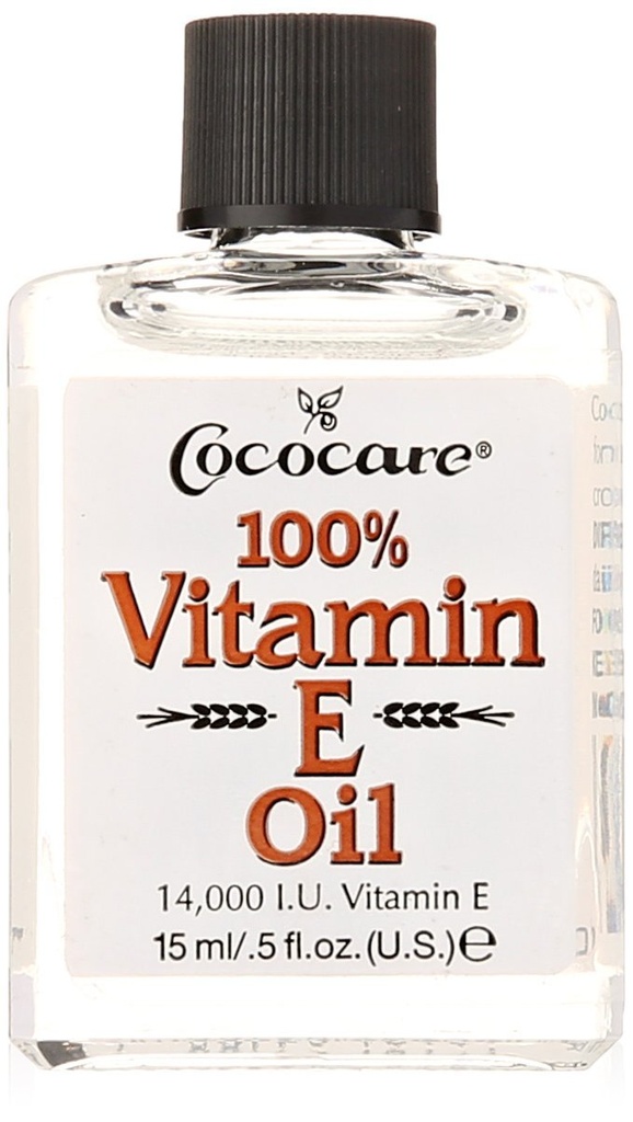 COCOCARE 100% E-vitamiini õli, 14000 IU, 0,5 Fl Oz - naha niisutaja ja antioksüdantide kaitse