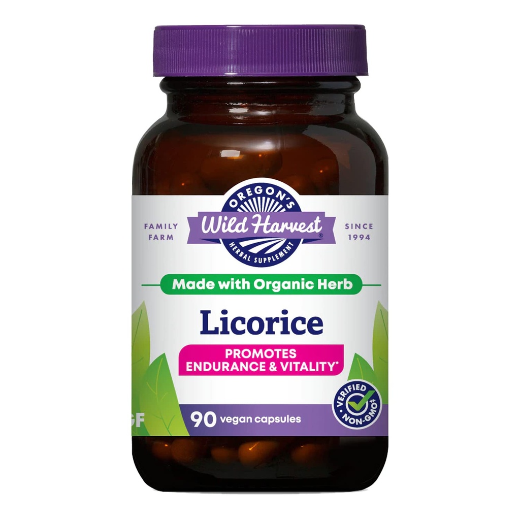 Oregoni Wild Harvest Orgaaniline Lagrits Juurkapslid, 90 Count