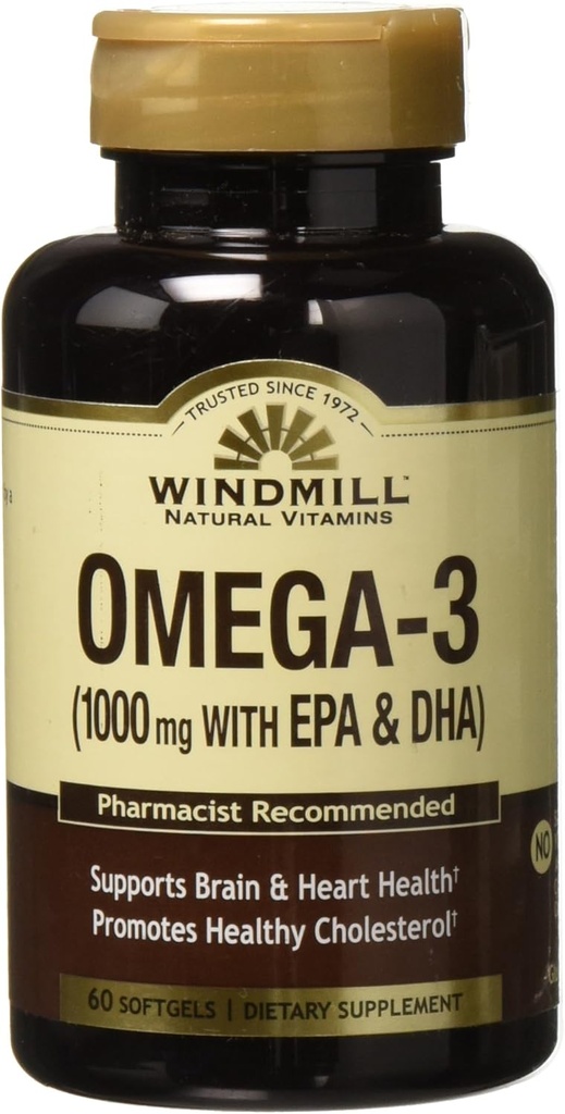 Omega 3 SFGL 1000MG WMILL suurus: 60