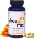 AbeeMed Bee Venom Capsules - Natural Apitoxin Supplement w / Manuka Honey - Põletiku ja mobiilsuse toetamine, liigeste ja lihaste ebamugavus - Toetus Sprains, sinikad ja tüved - 60 loend (30 Servings)