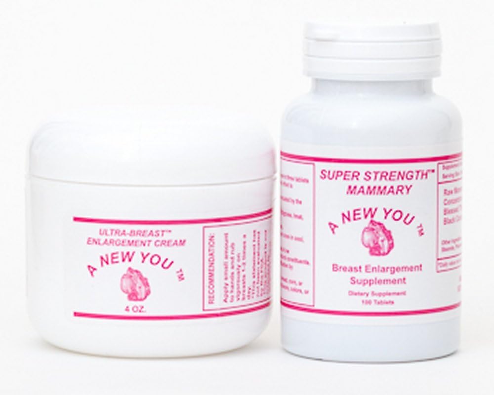 Rindade laienemise pillid ja kreem Duo ristrõivaste ja transseksuaalide jaoks ristkleit