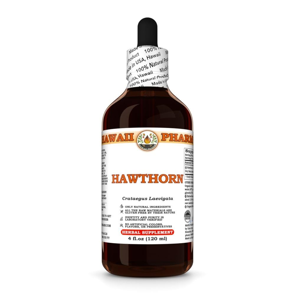 Hawthorn ekstrakt, tinktuur südame heaolu, toetab vereringet, soodustab lipiidide tasakaalu, antioksüdant rikas, suurendab immuunsüsteemi tugevust - 4 fl.oz