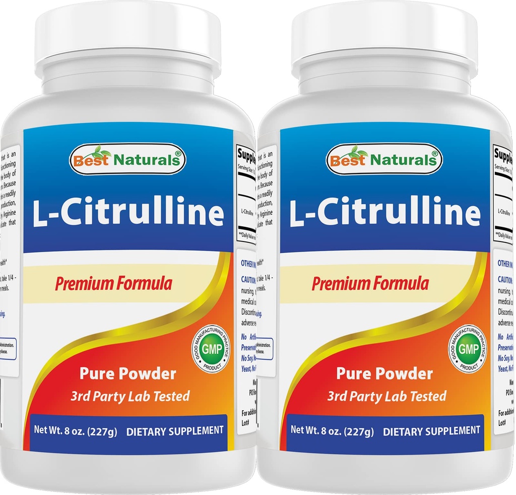 Parimad looduslikud L-tsitrulliinpulber 8 OZ (8 OZ (2 pakendis))