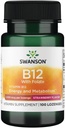 Swanson Vitamiin B-12 Lozenges 1000 mcg 100 Lozenges