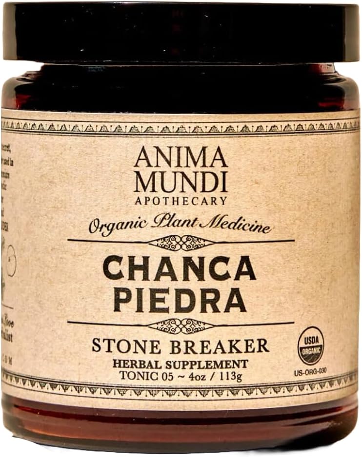Anima Mundi apteekkivimurdja Chanca Piedra pulber tee jaoks - Wildcrafted Chanca Piedra ekstrakt - maks, sapipõis ja neerude puhastustoetus (4oz / 114g)